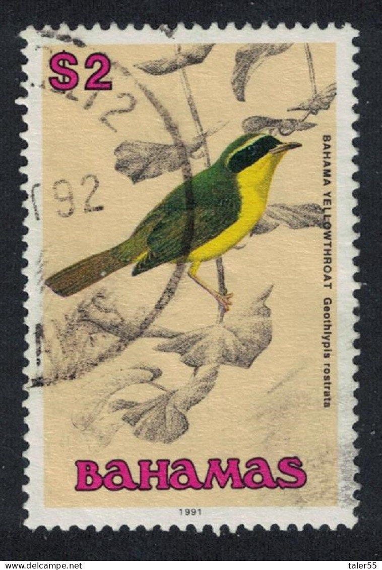 Bahamas Bahama Yellowthroat Bird $2 1991 Canc SG#905 - Bahamas (1973-...)