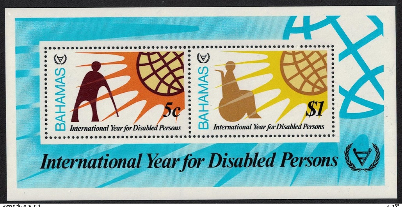 Bahamas International Year Of Disabled People MS 1981 MNH SG#MS580 - Bahama's (1973-...)