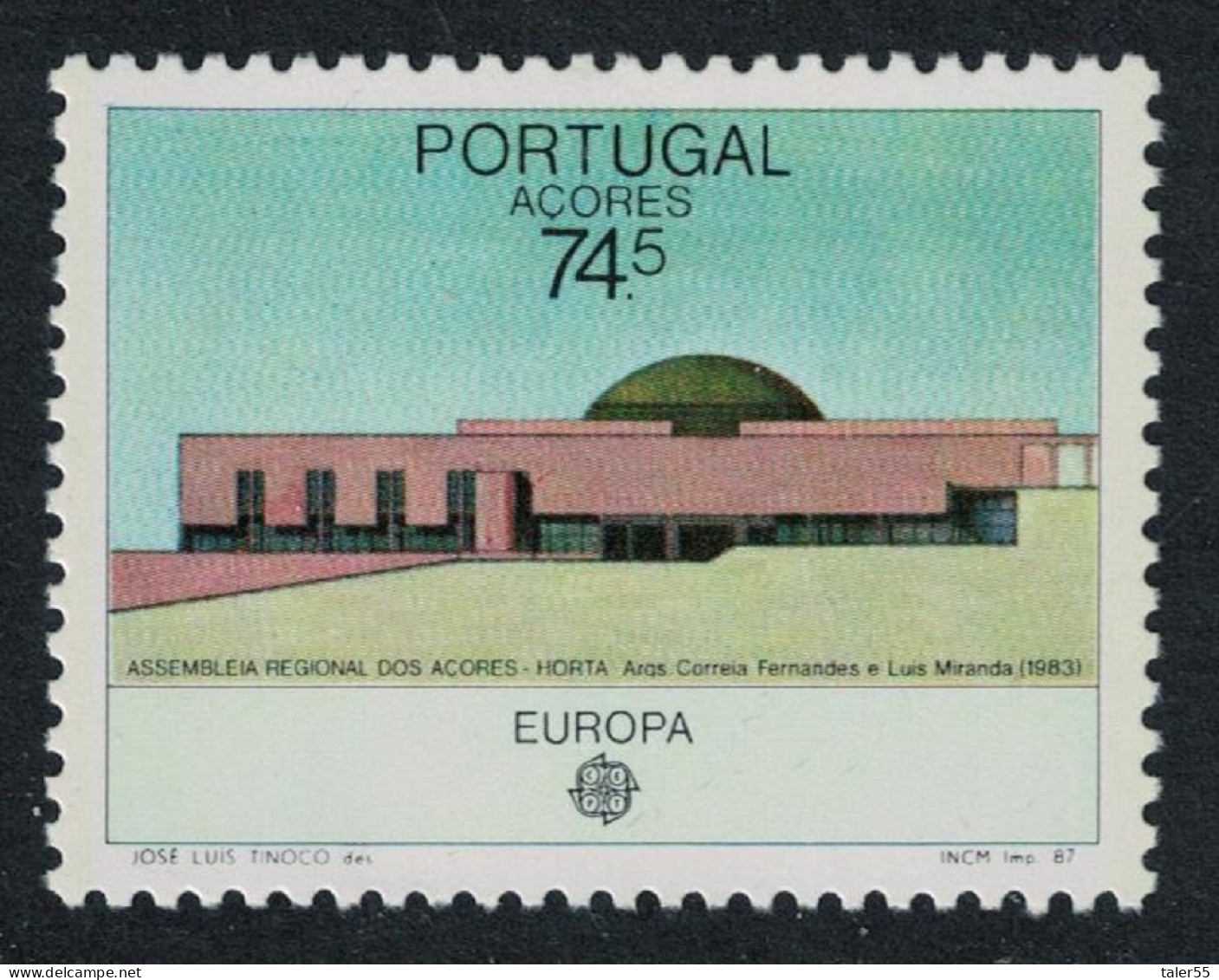 Azores Europa CEPT Architecture 1987 MNH SG#476 - Azores