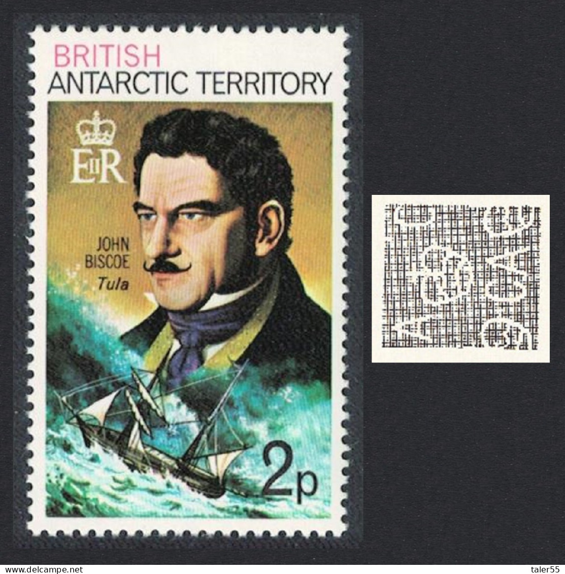 BAT Polar Explorer John Biscoe And 'Tula' 2p 1973 MNH SG#47 - Unused Stamps