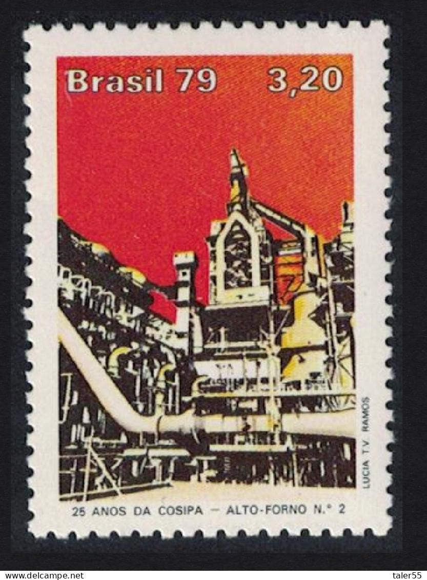 Brazil 25th Anniversary Of Cosipa Steel Works Sao Paulo 1979 MNH SG#1805 - Ongebruikt