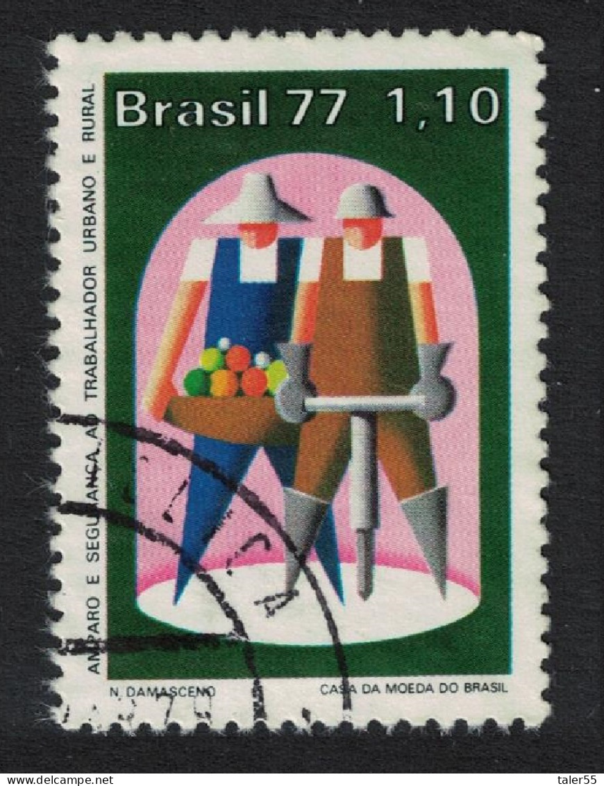 Brazil Industrial Protection And Safety 1977 Canc SG#1656 - Used Stamps