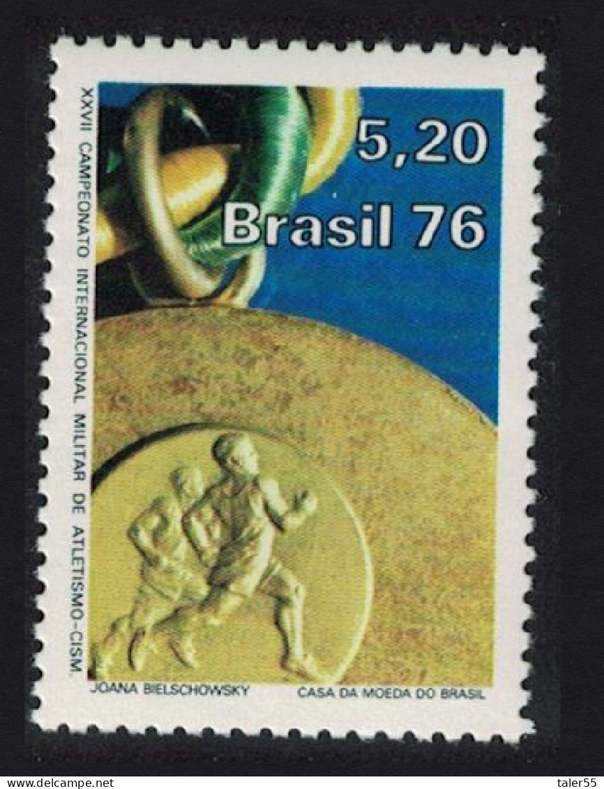 Brazil Military Athletics Championships Rio De Janeiro 1976 MNH SG#1625 - Unused Stamps
