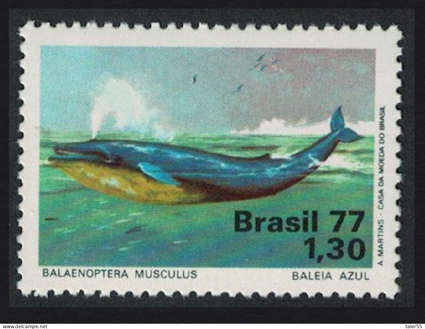 Brazil Blue Whale 1977 MNH SG#1663 MI#1597 - Ungebraucht