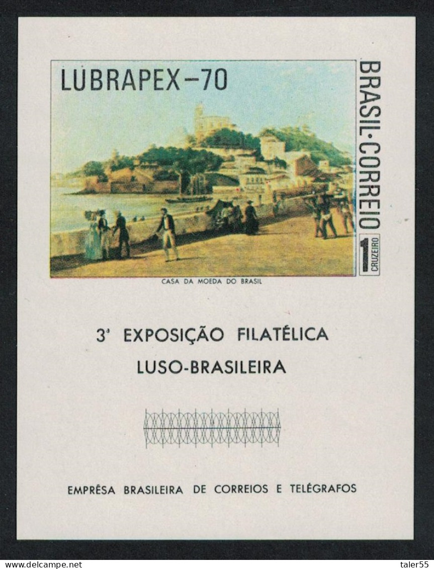 Brazil 'Lubrapex 70' Stamp Exhibition MS 1970 MNH SG#MS1311 - Nuovi