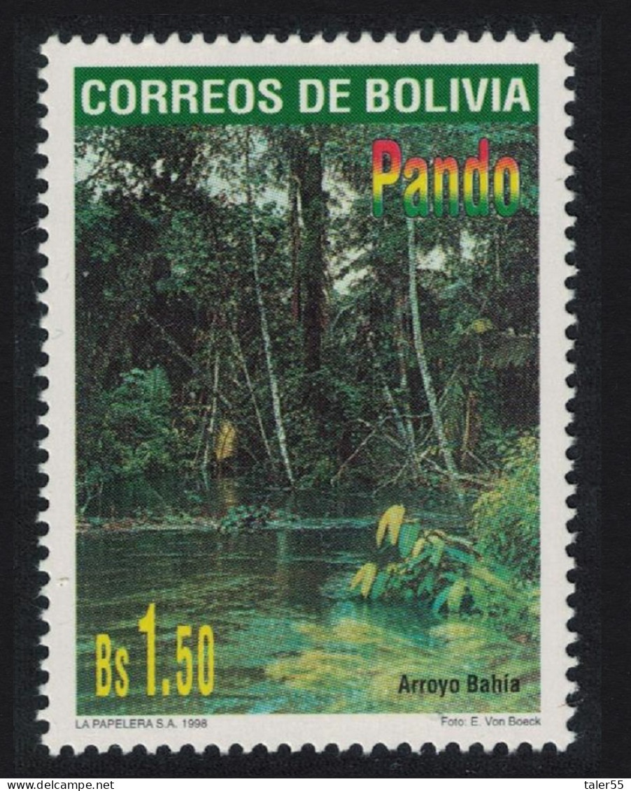 Bolivia Arroyo Bahia Province Pando 150B 1998 MNH SG#1452 MI#1380 Sc#1041 - Bolivie