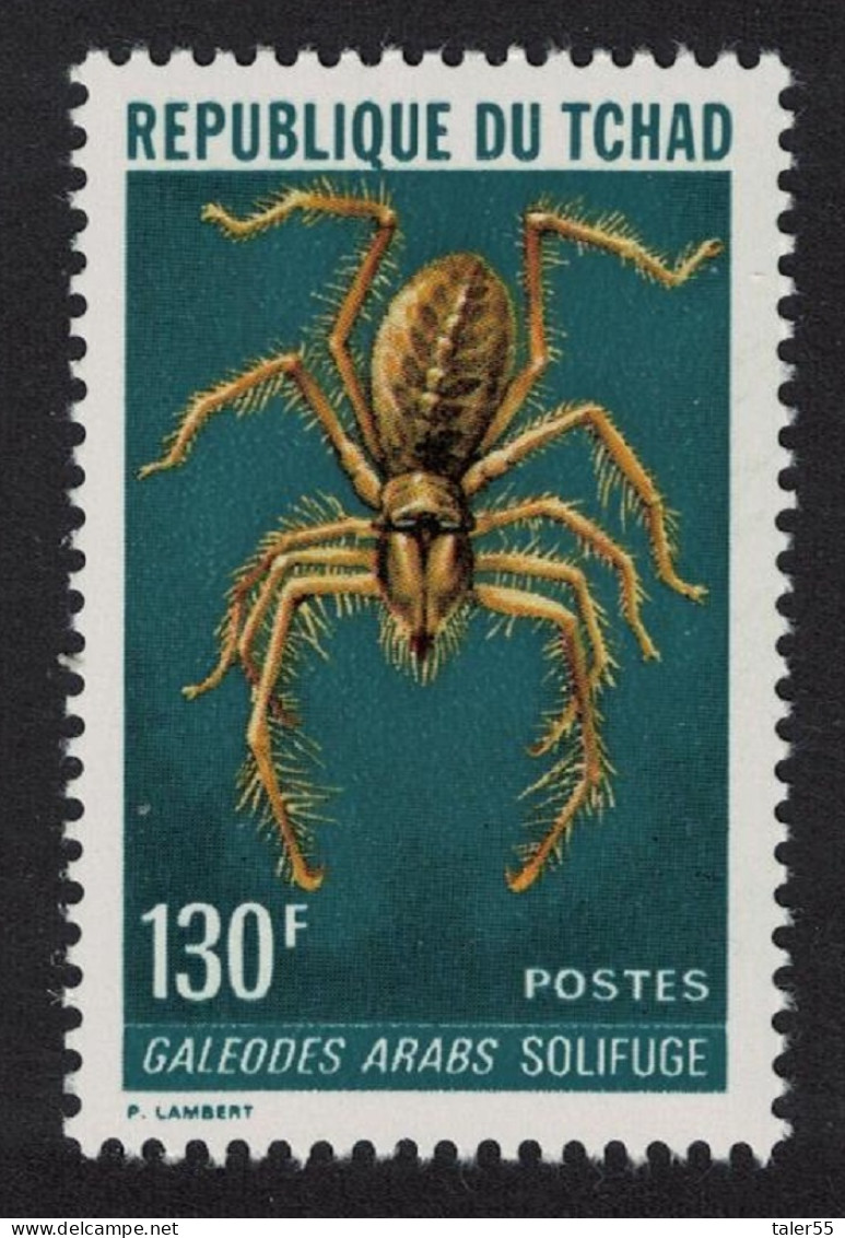 Chad Spider 'Galeodes Araba' 130f KEY VALUE 1973 MNH SG#368 - Ciad (1960-...)