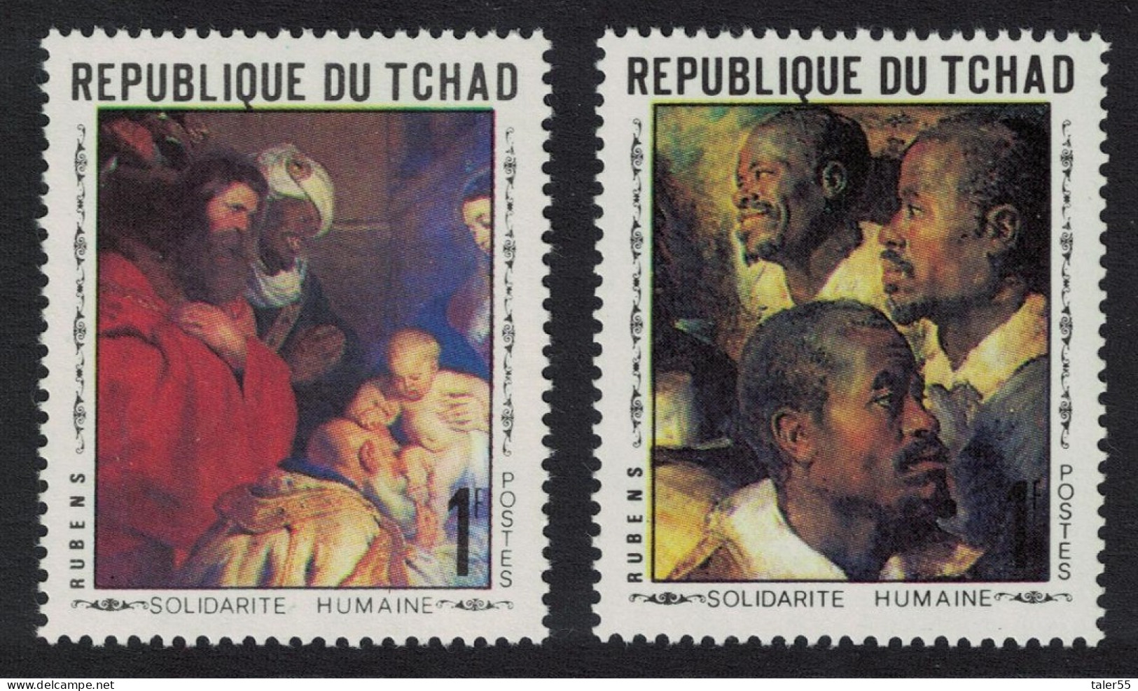 Chad Paintings Rubens 2v 1969 MNH SG#270-271 - Chad (1960-...)