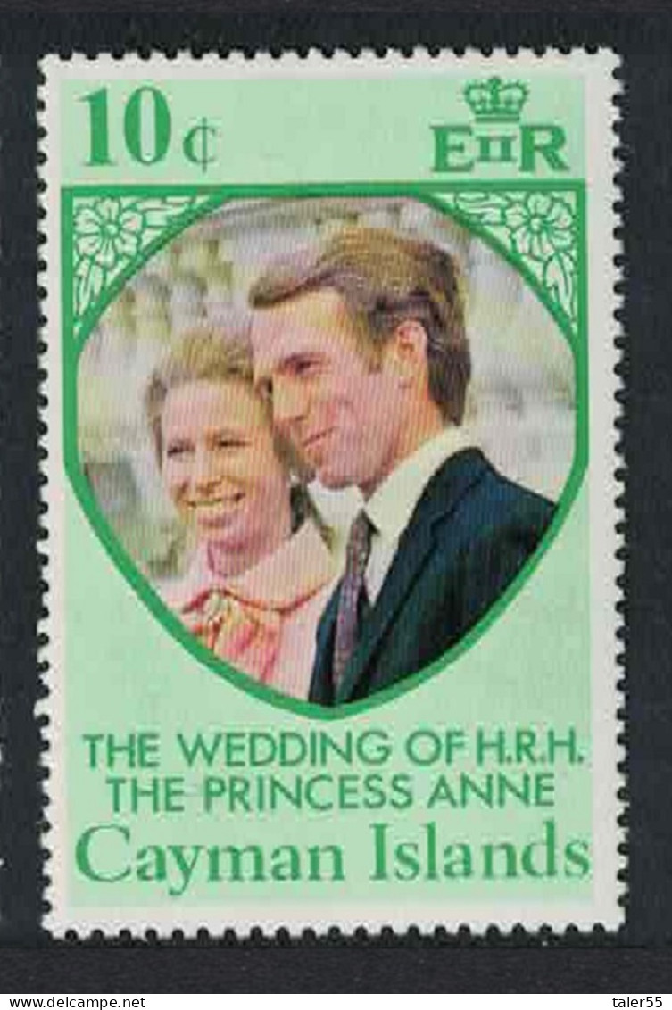 Cayman Is. Royal Wedding Princess Anne 10c 1973 MNH SG#336 - Kaaiman Eilanden