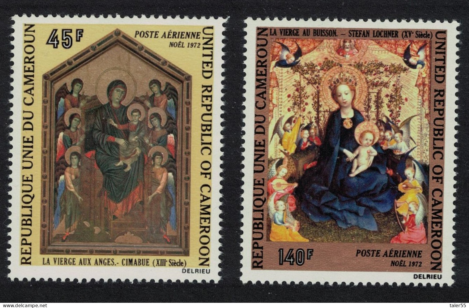 Cameroun Christmas Paintings 2v 1972 MNH SG#665-666 - Camerún (1960-...)