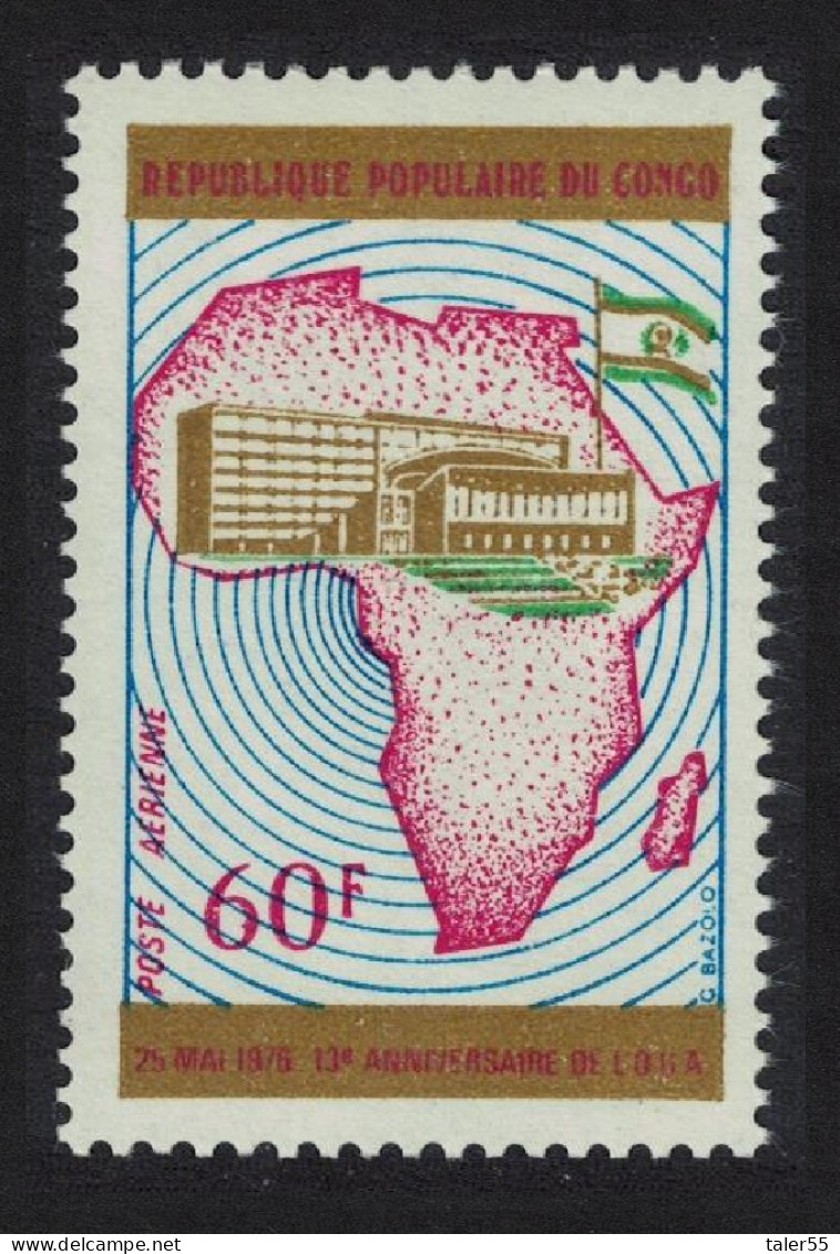 Congo 13th Anniversary Of OAU 1976 MNH SG#537 - Nuevas/fijasellos