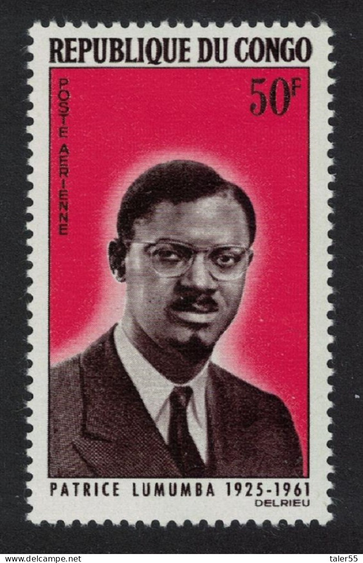 Congo Lumumba ERROR - No Overprint RAR 1965 MNH MI#71F - Mint/hinged