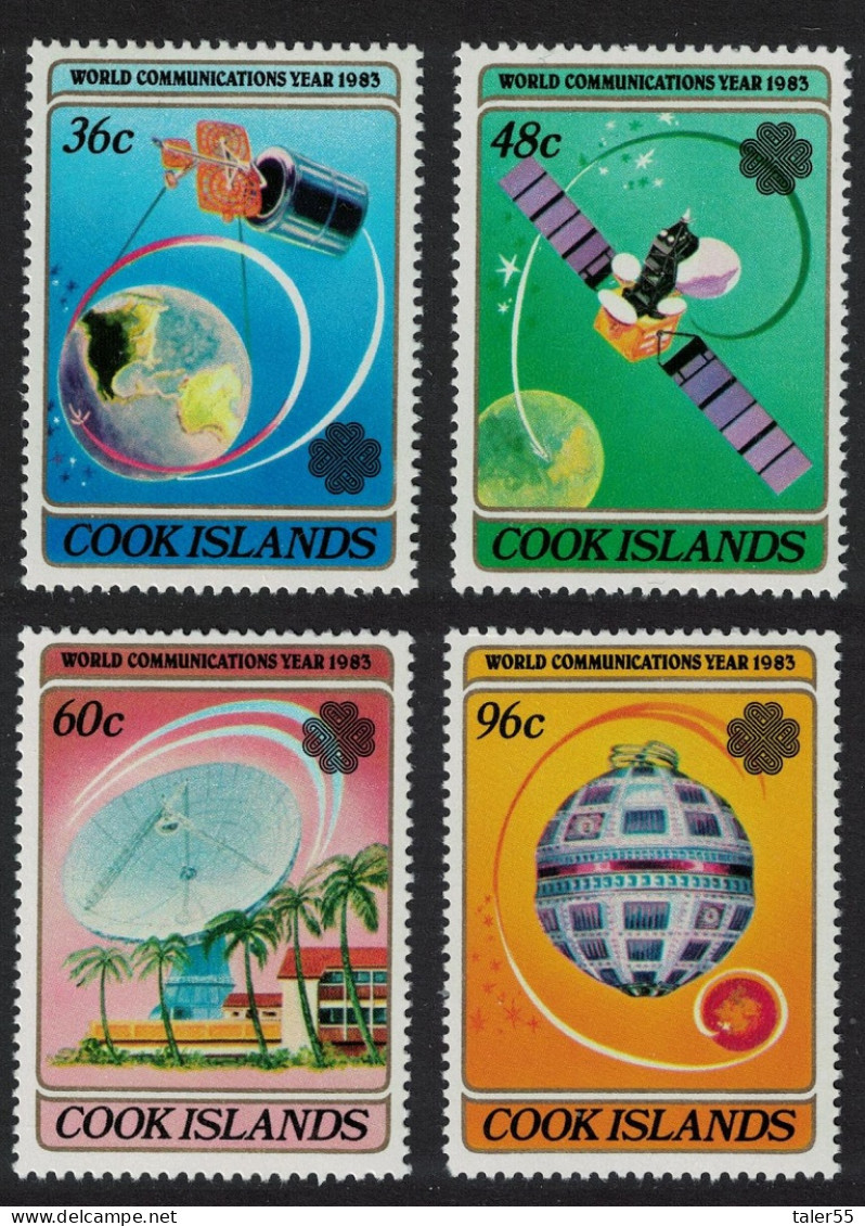 Cook Is. World Communications Year 4v 1983 MNH SG#927-930 - Cookeilanden