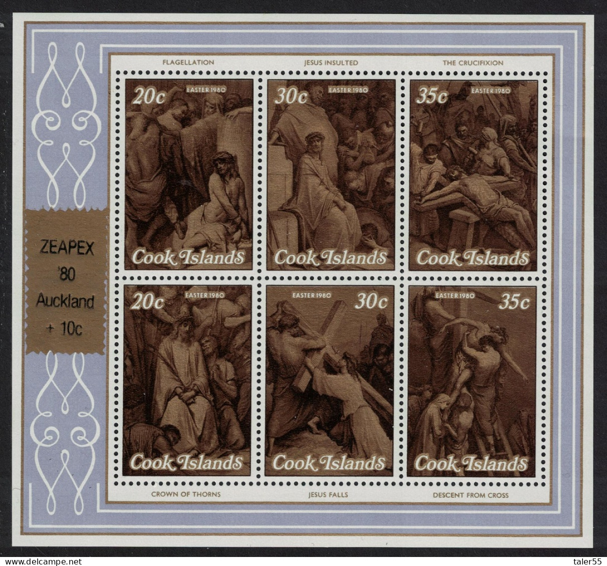 Cook Is. 'Zeapex '80 International Stamp Exhibition Auckland MS 1980 MNH SG#MS700 - Cookeilanden