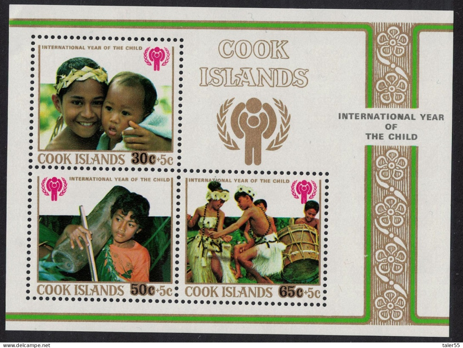 Cook Is. International Year Of The Child MS 1979 MNH SG#MS652 - Islas Cook