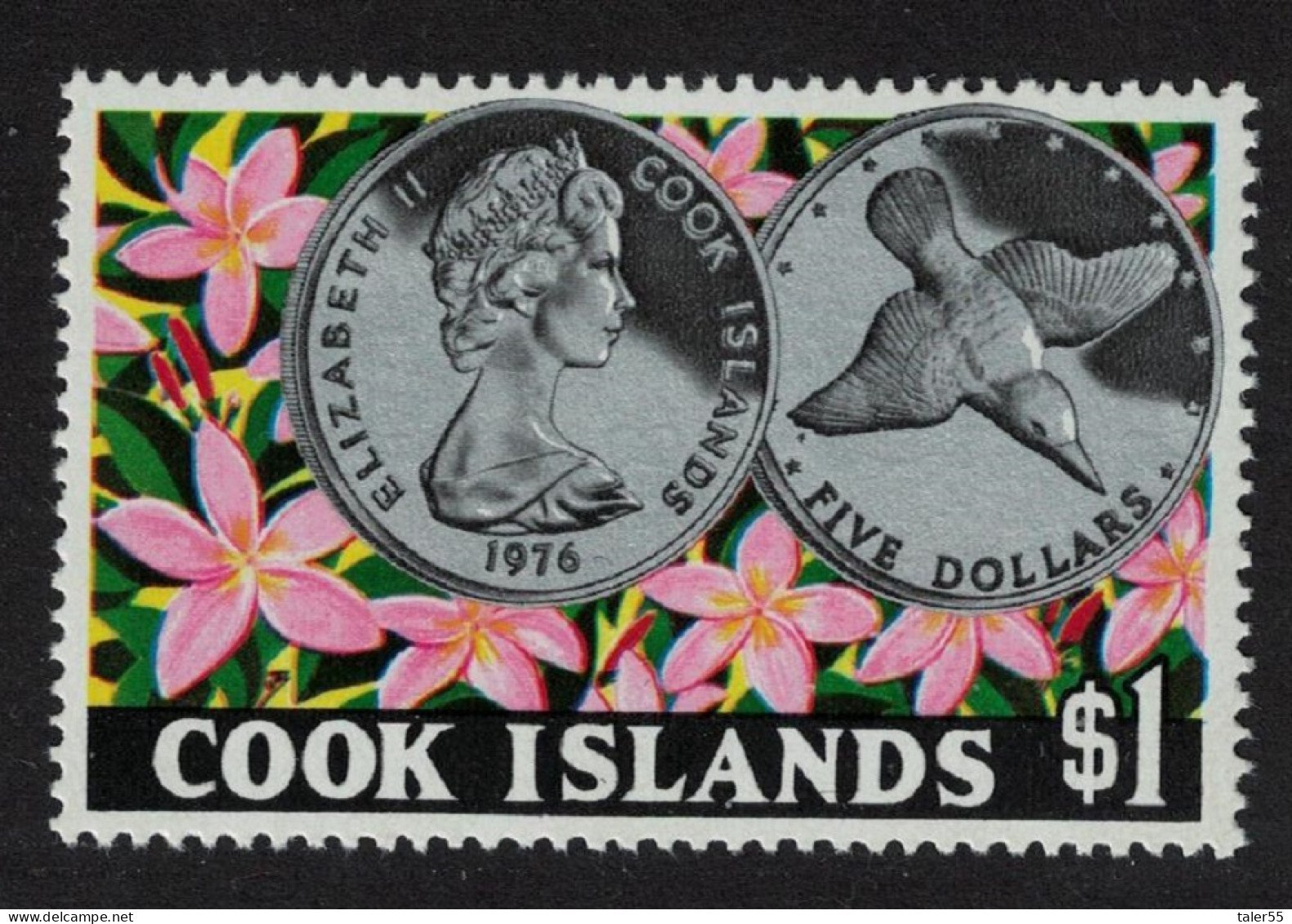 Cook Is. Bird Coin Environment 1976 MNH SG#563 Sc#464 - Cook