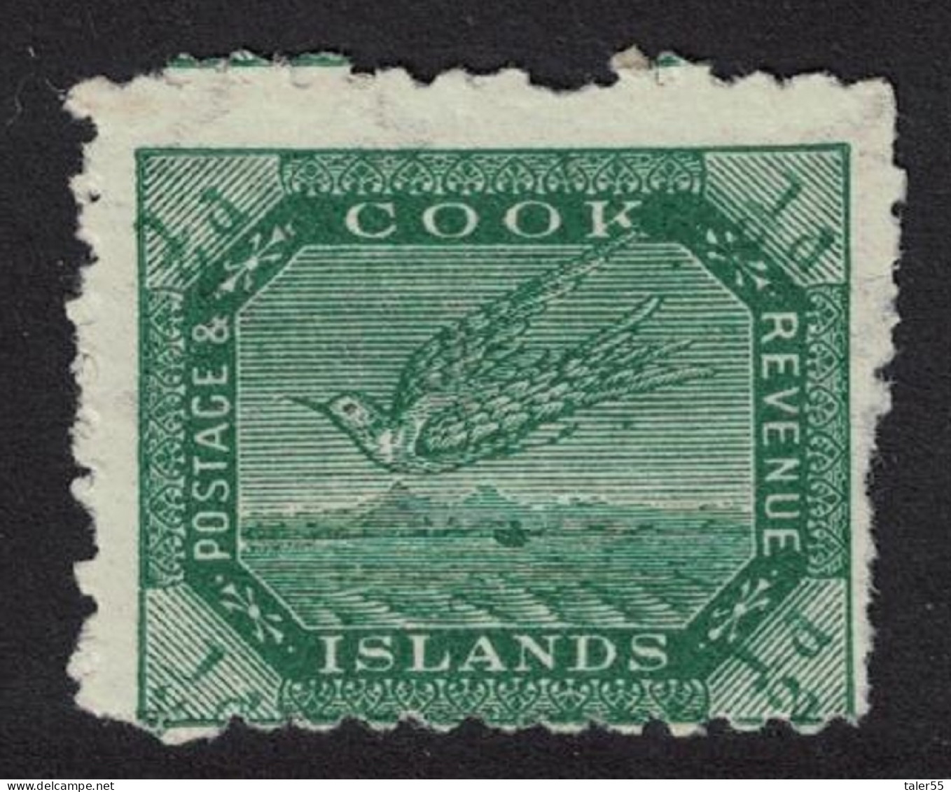 Cook Is. White Tern Bird Or Torea Watermark Paper 1902 MNH SG#28 - Islas Cook