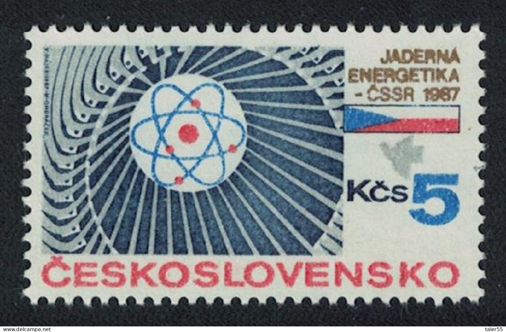 Czechoslovakia Nuclear Power Industry 1987 MNH SG#2875 - Unused Stamps