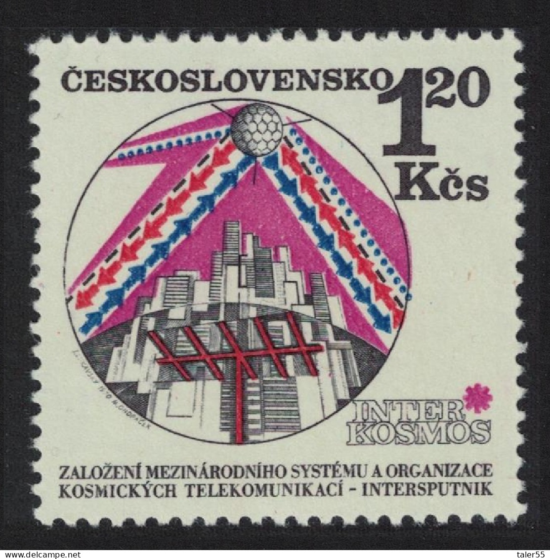 Czechoslovakia Solar Research Interkosmos 1970 MNH SG#1923 - Unused Stamps