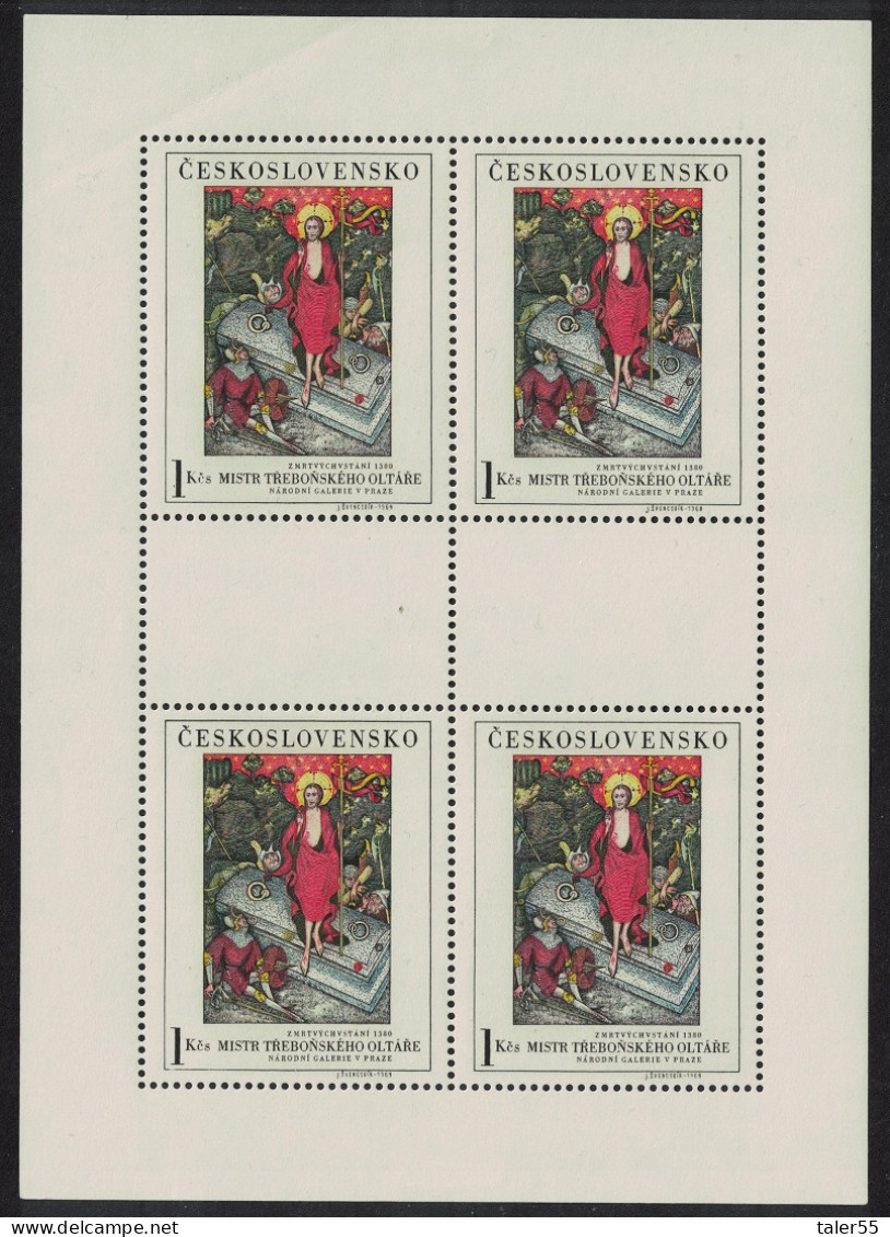 Czechoslovakia 'Resurrection' Painting By Master Of Trebon 1969 MNH SG#1862 - Unused Stamps