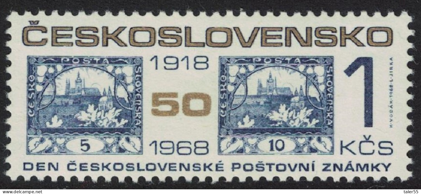 Czechoslovakia 50th Anniversary Of First Czech Stamps 1968 MNH SG#1801 - Nuovi
