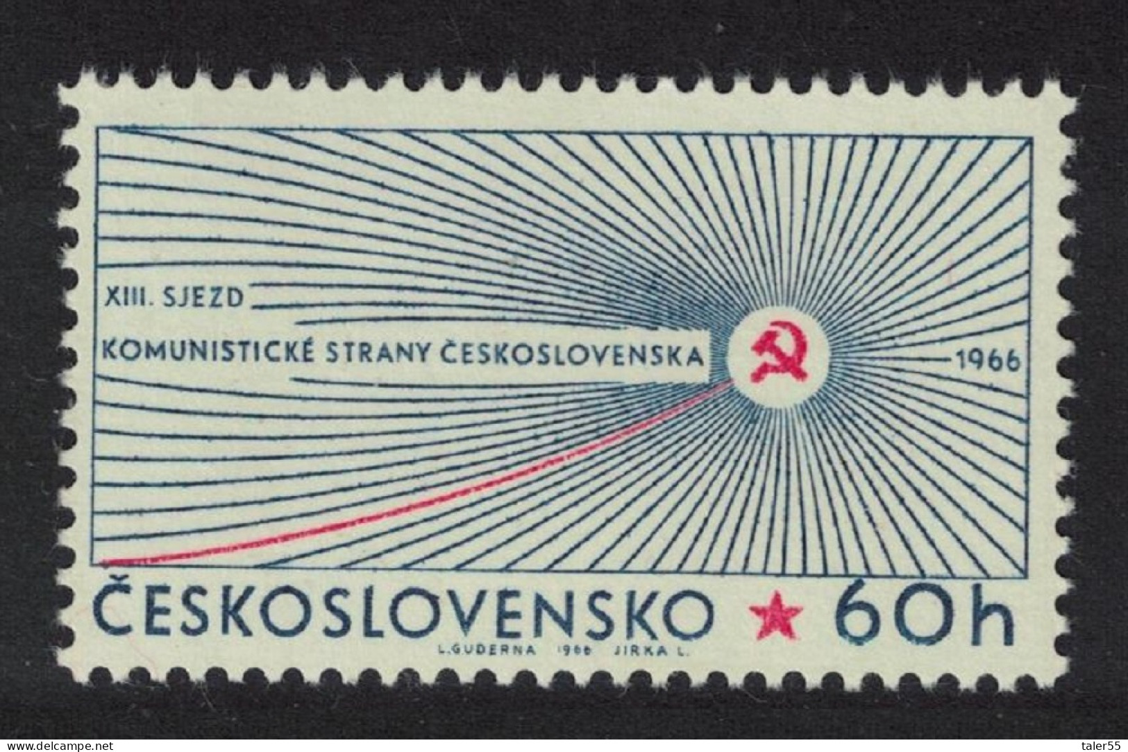 Czechoslovakia 13th Czechoslovakian Communist Party Congress 1966 MNH SG#1582 - Nuovi