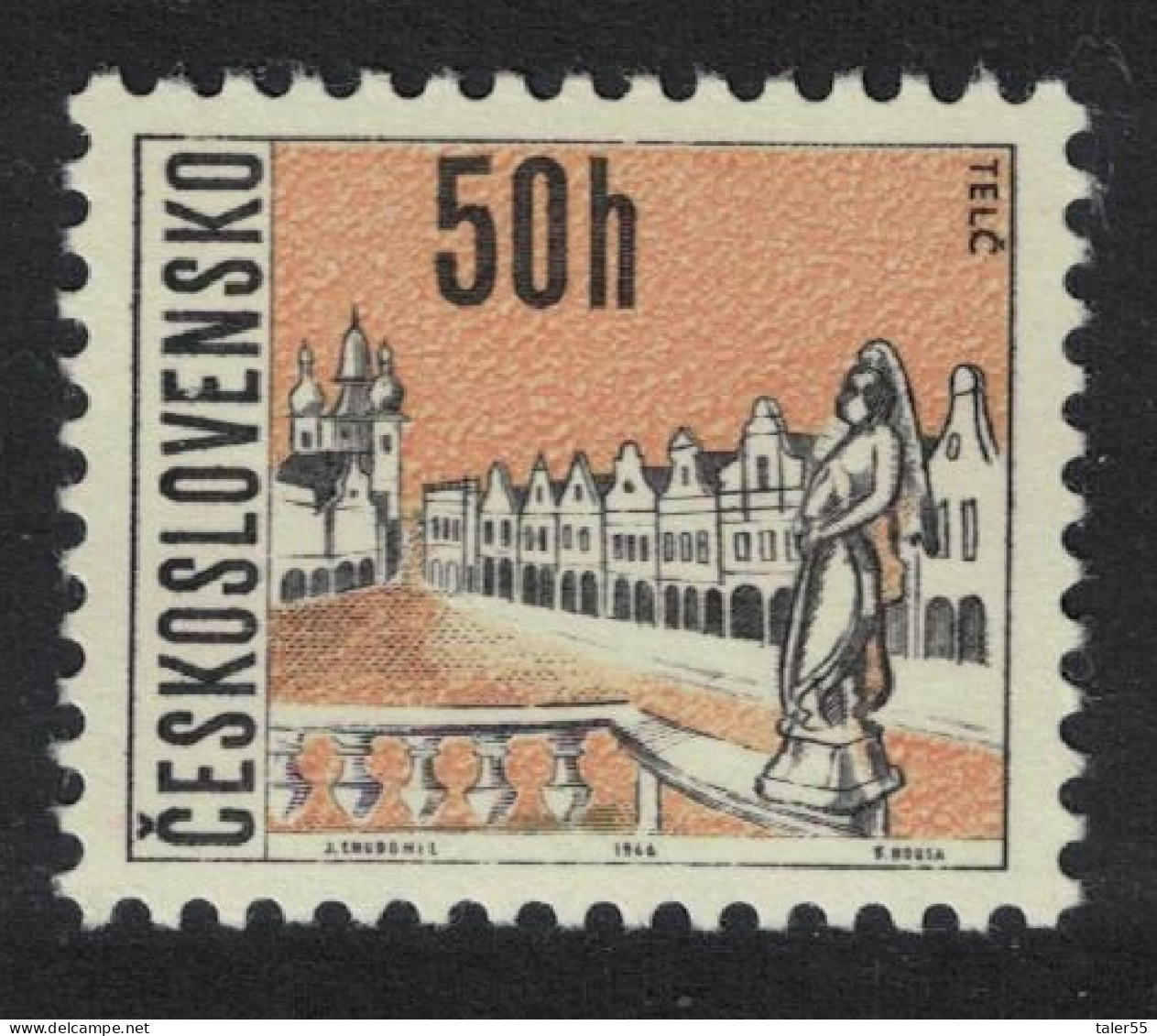 Czechoslovakia Czech Towns Telc 50h 1965 MNH SG#1530 - Neufs
