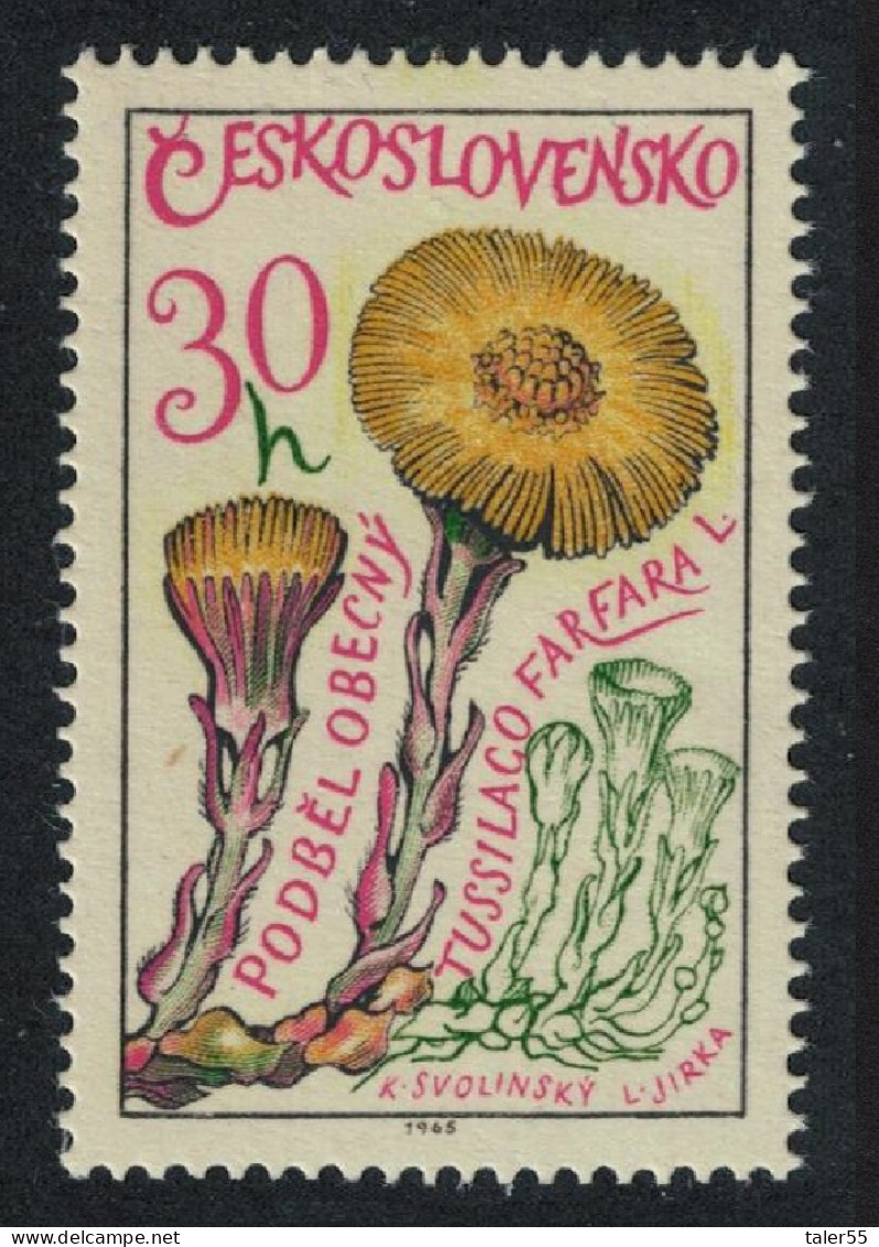 Czechoslovakia Medicinal Plants Coltsfoot 1965 MNH SG#1539 - Nuovi