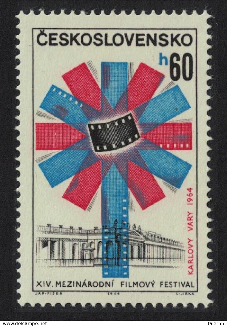 Czechoslovakia 14th International Film Festival Karlovy Vary 1964 MNH SG#1433 - Unused Stamps