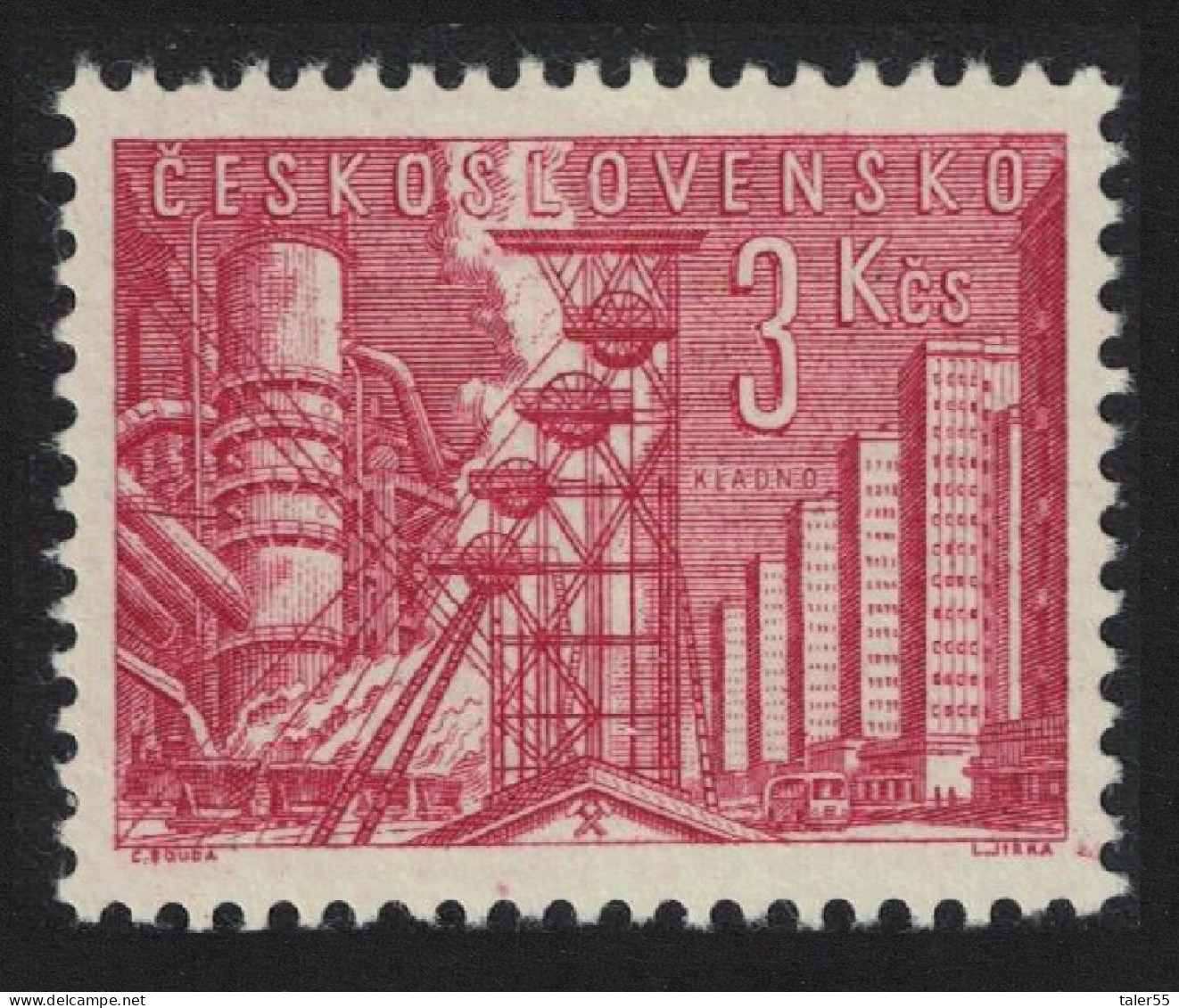 Czechoslovakia Kladno Steel Mills 1961 MNH SG#1222 - Unused Stamps