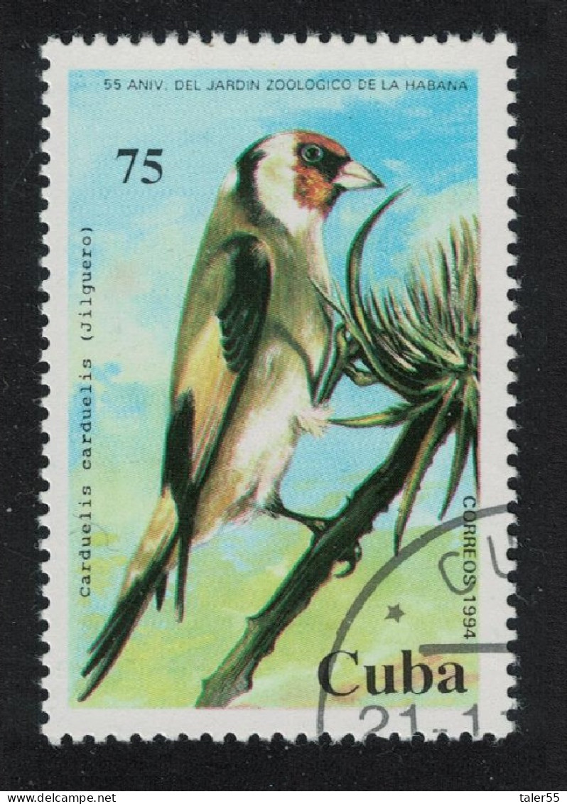 Caribic Eurasian Goldfinch Bird 1994 CTO SG#3935 - Used Stamps