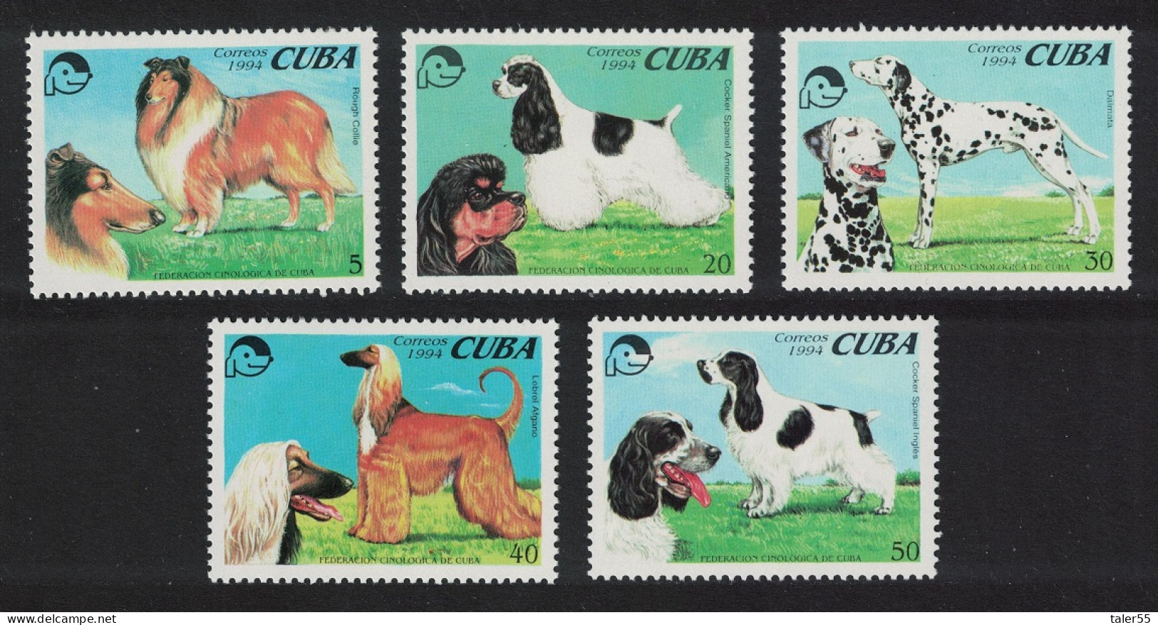 Caribic Dogs 5v 1994 MNH SG#3916-3920 - Ongebruikt