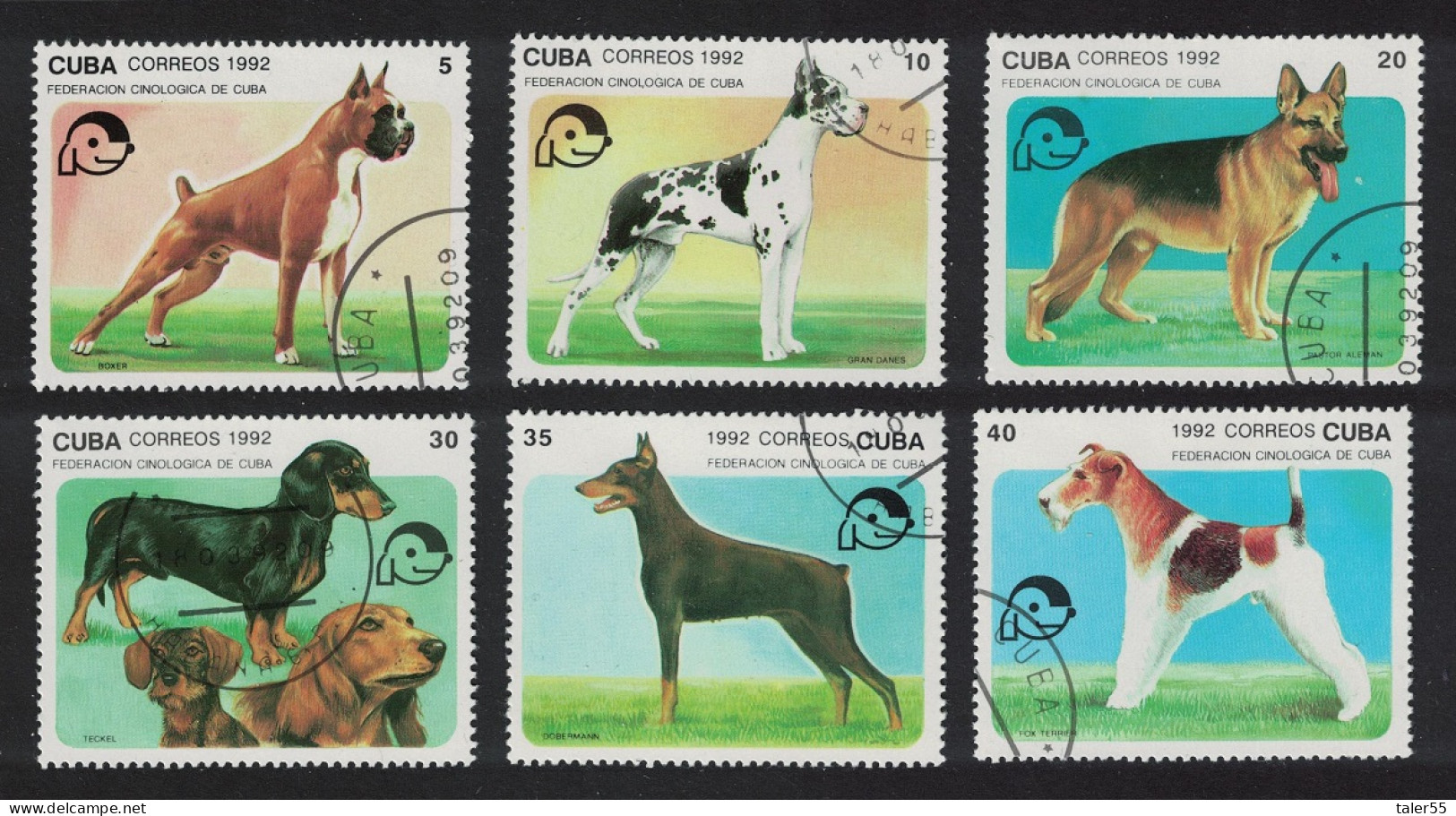 Caribic Dogs 6v 1992 MNH SG#3708-3713 - Neufs