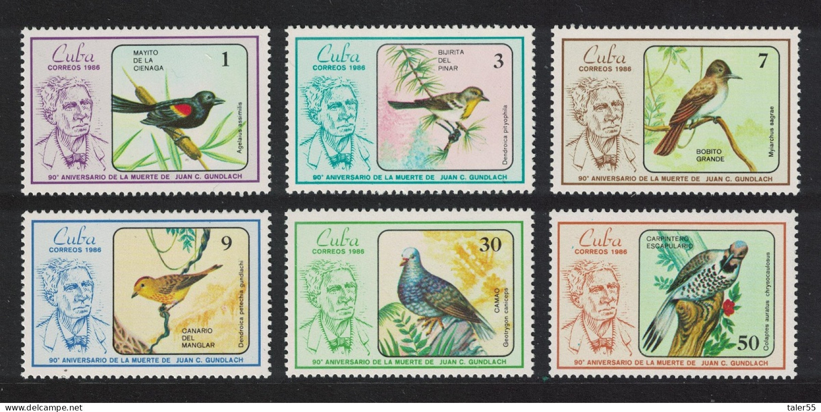 Caribic Birds 6v 1986 MNH SG#3152-3157 - Nuevos