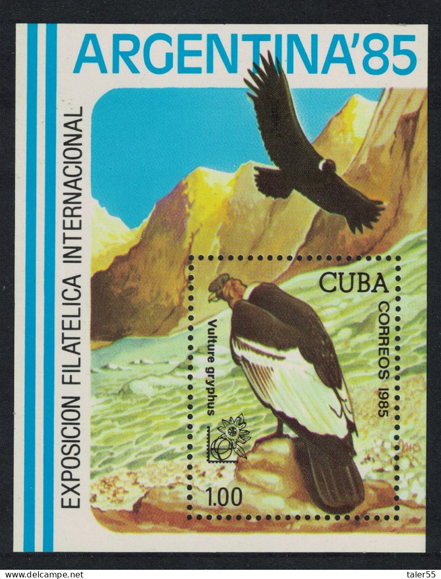 Caribic Andean Condor Bird MS 1985 MNH SG#MS3109 - Unused Stamps