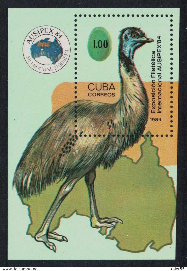 Caribic Emu Bird MS 1984 MNH SG#MS3041 - Nuevos