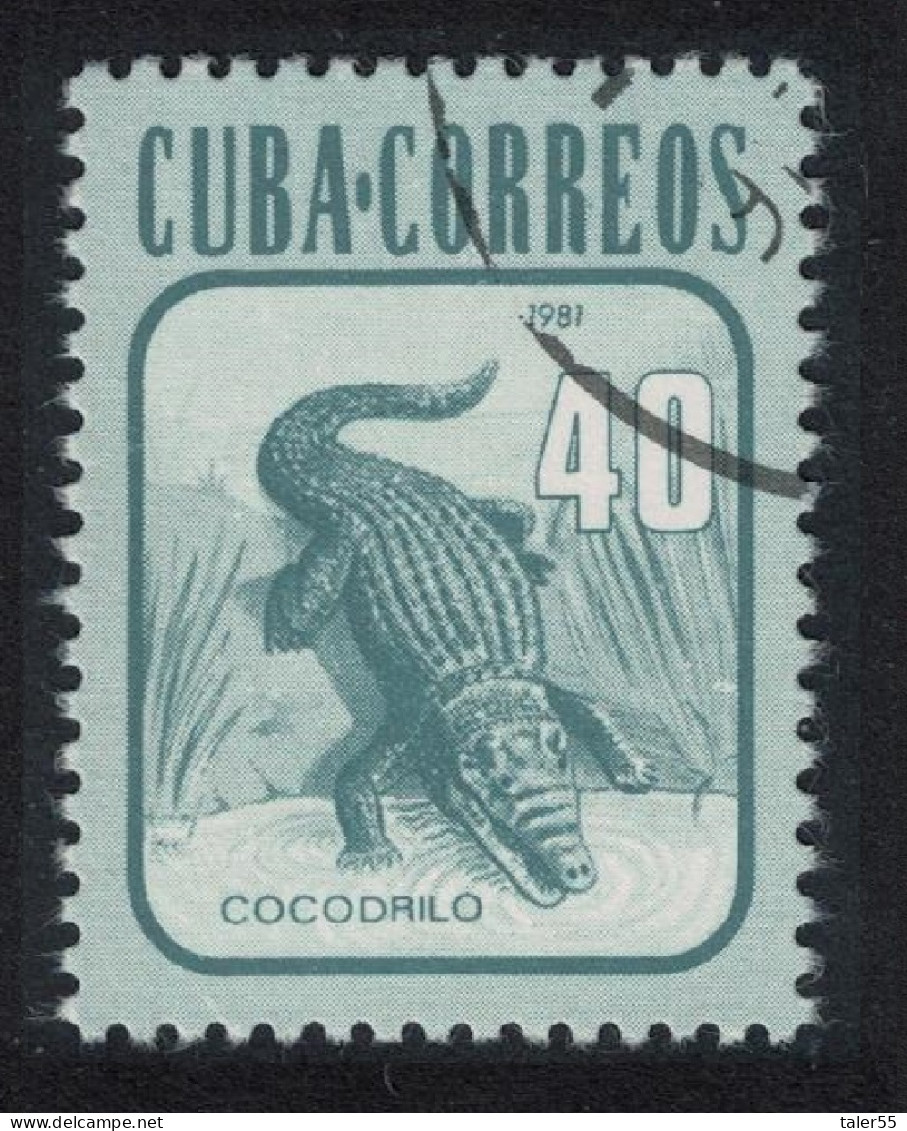 Caribic Crocodile Fauna 1981 CTO SG#2768 - Usati