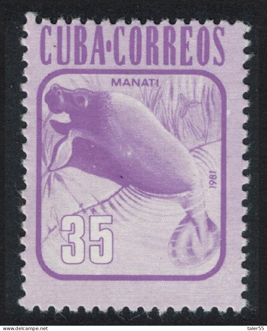 Caribic Solenodon Dugong American Manatee 1981 MNH SG#2767 - Nuovi