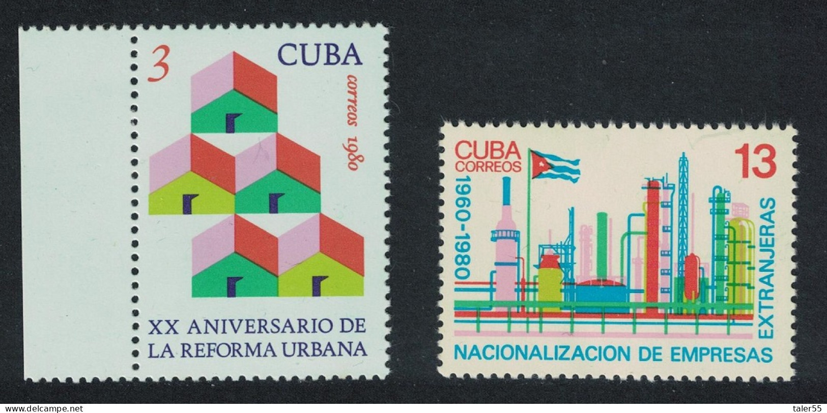 Caribic Oncada Programme 2v 1980 MNH SG#2644-2645 - Ongebruikt