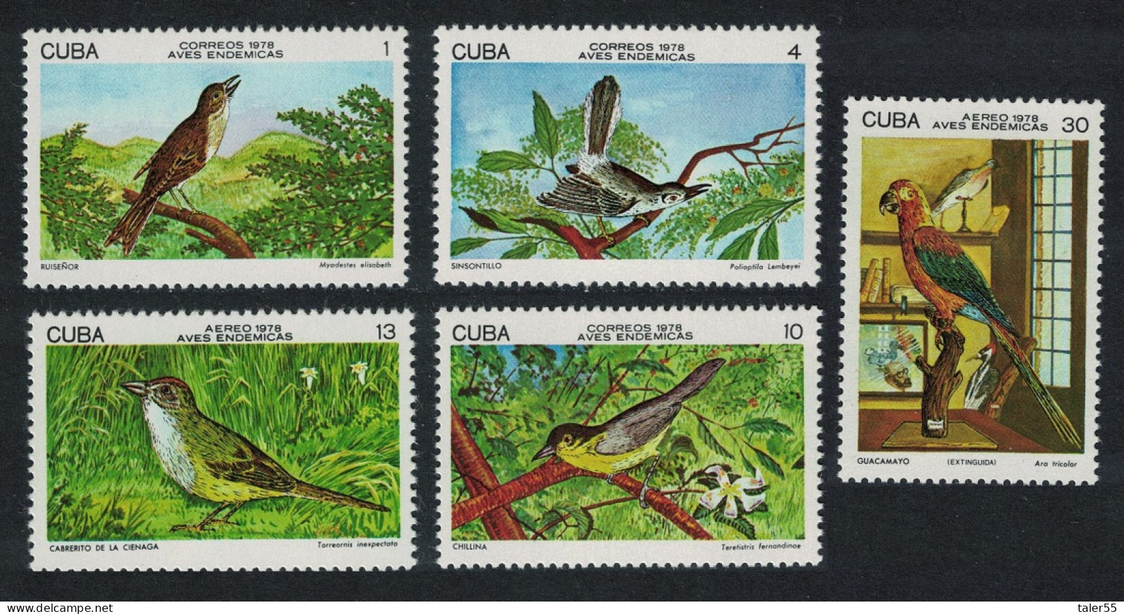 Caribic Birds 5v 1978 MNH SG#2437-2441 - Ungebraucht