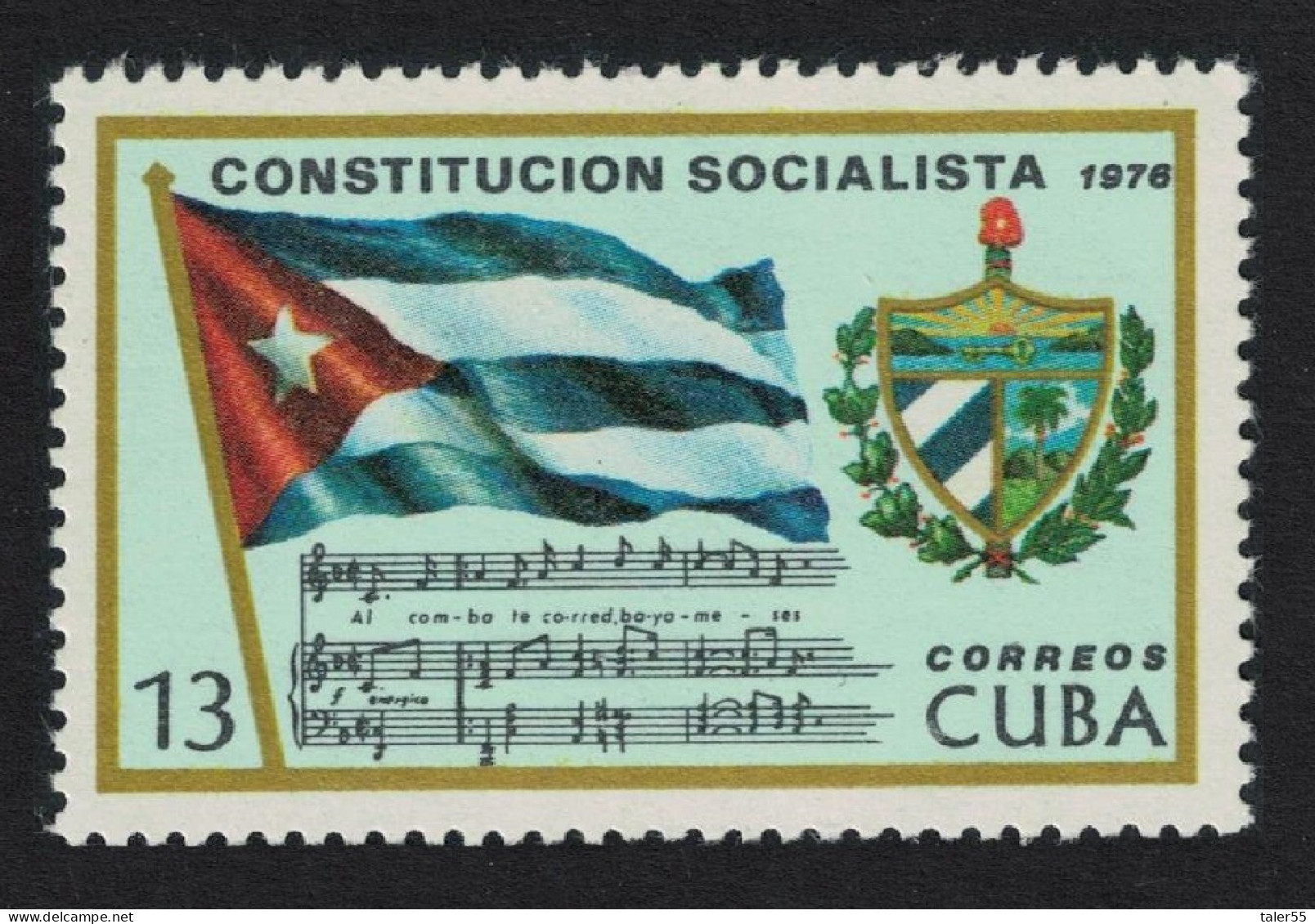 Caribic Flag Music Constitution 1976 MNH SG#2273 - Ungebraucht