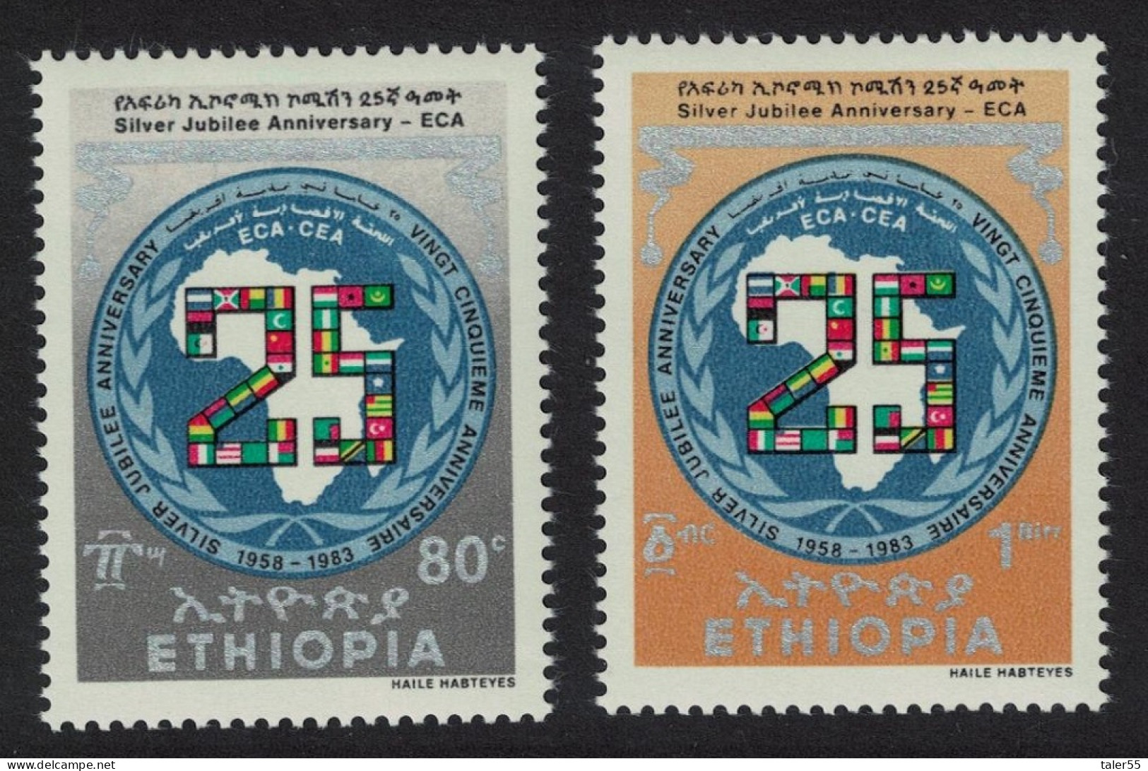 Ethiopia Economic Commission For Africa 2v 1983 MNH SG#1260-1261 - Ethiopie