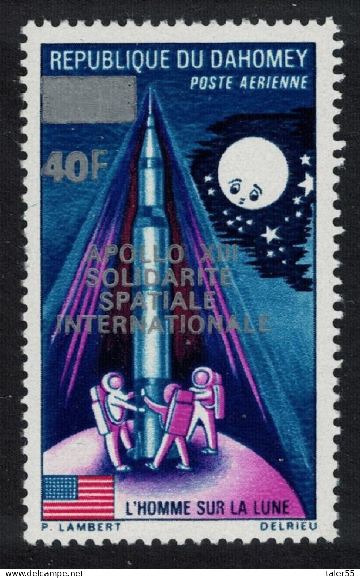 Dahomey Space Flight Of Apollo 13 Overprinted 1970 MNH SG#397 MI#417 Sc#C120 - Benin - Dahomey (1960-...)