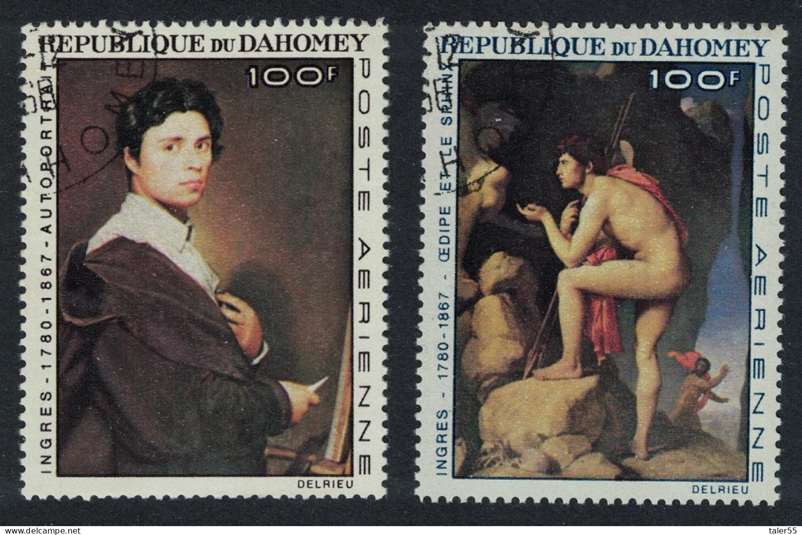 Dahomey Ingres Painter 2v 1967 CTO SG#282-283 MI#307-308 - Benin - Dahomey (1960-...)