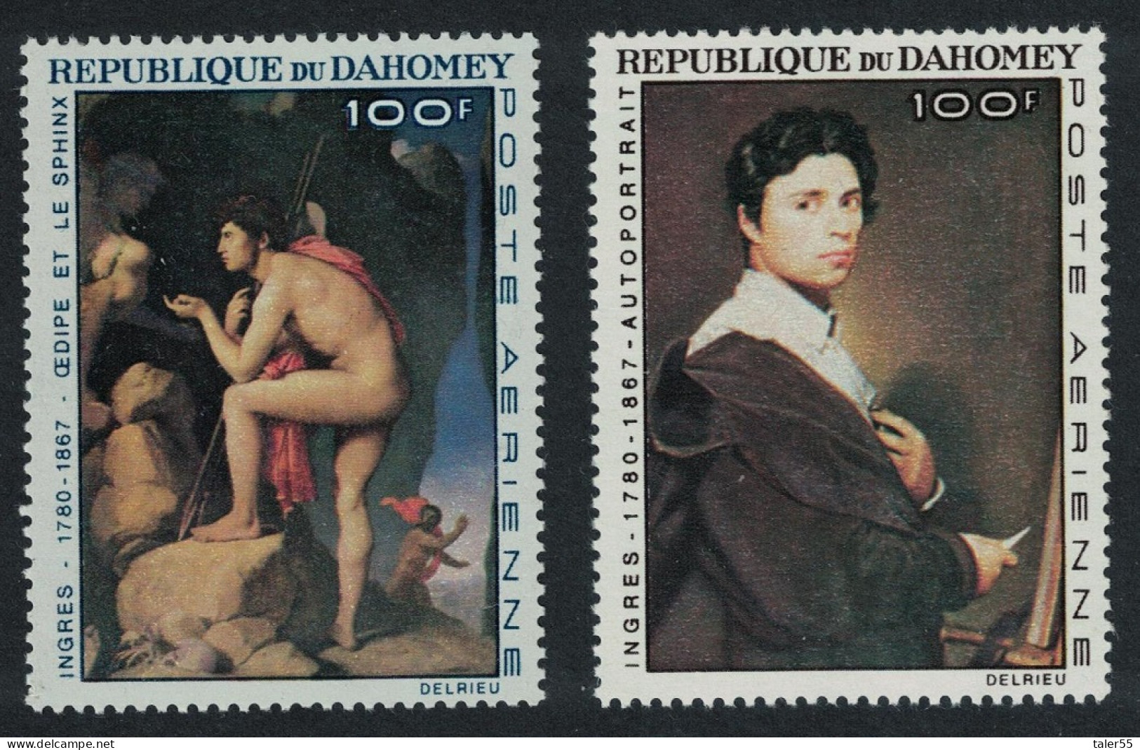 Dahomey Ingres Painter 2v 1967 MNH SG#282-283 MI#307-308 - Benin - Dahomey (1960-...)