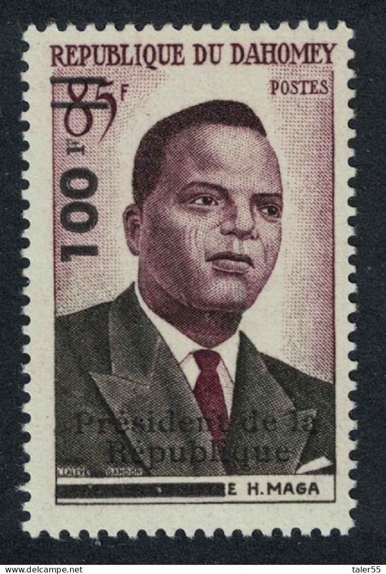 Dahomey First Anniversary Of Independence Overprint 1961 MNH SG#158 MI#186 - Benin - Dahomey (1960-...)