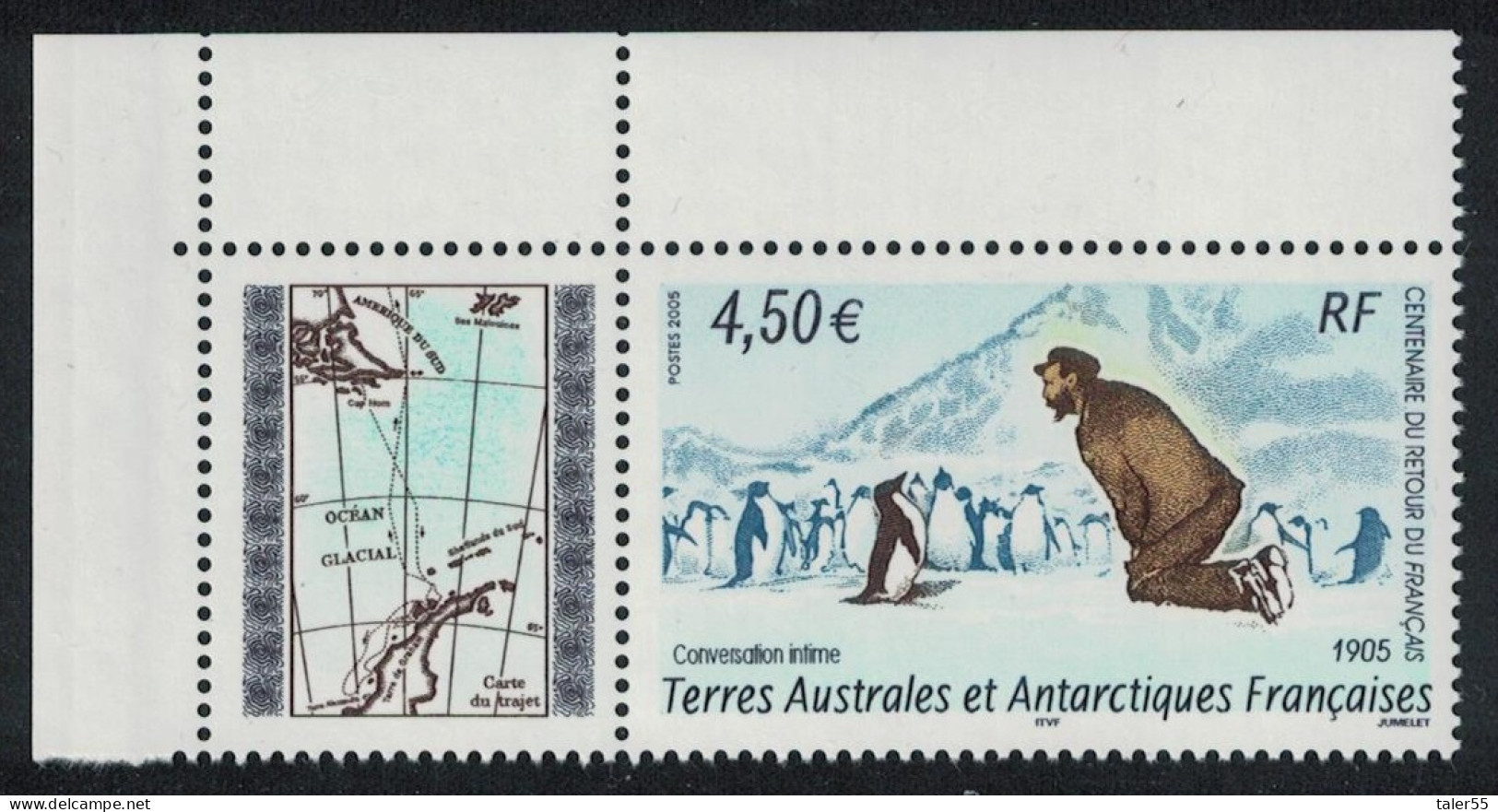 FSAT TAAF Birds Penguins Corner 2005 MNH SG#542 MI#568 - Unused Stamps