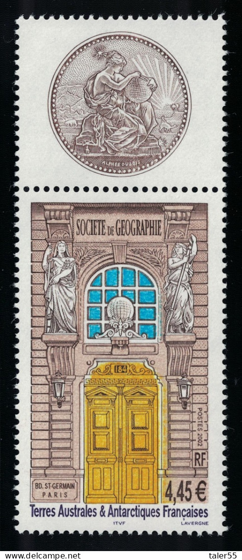 FSAT TAAF 181st Anniversary Of French Geographical Society Top Label 2002 MNH SG#494 MI#499 - Neufs