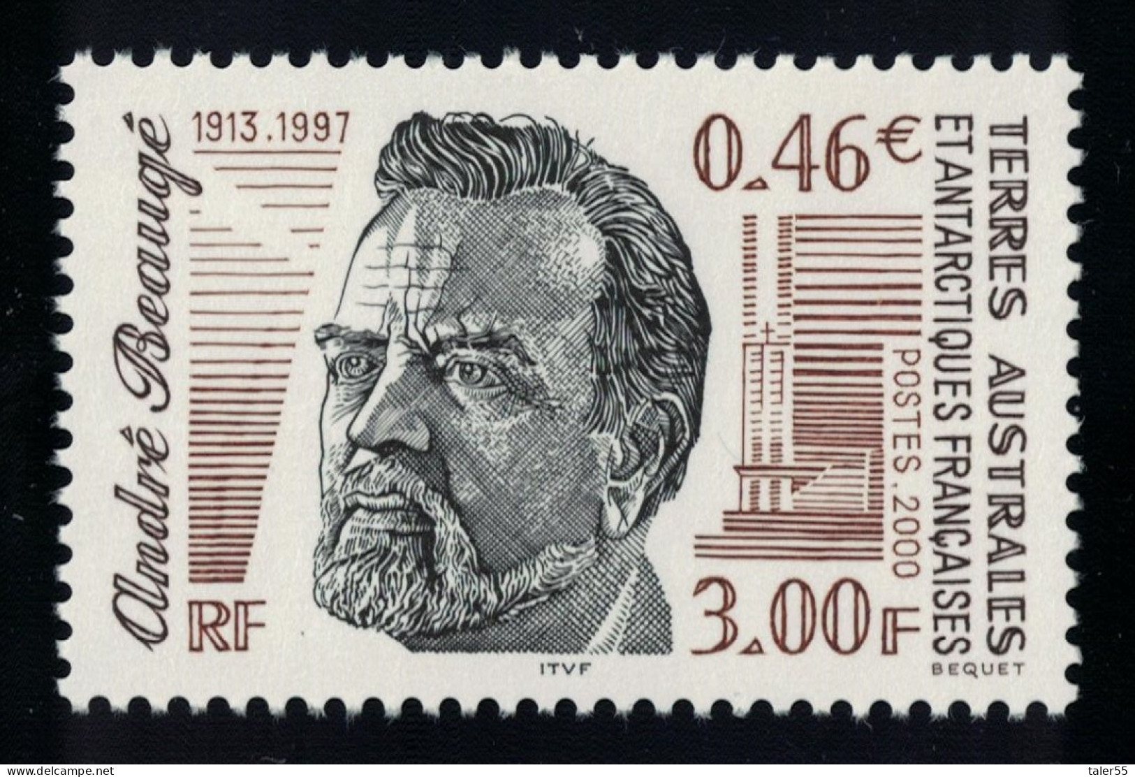 FSAT TAAF Andre Beauge Scientist 2000 MNH SG#421 MI#419 - Unused Stamps