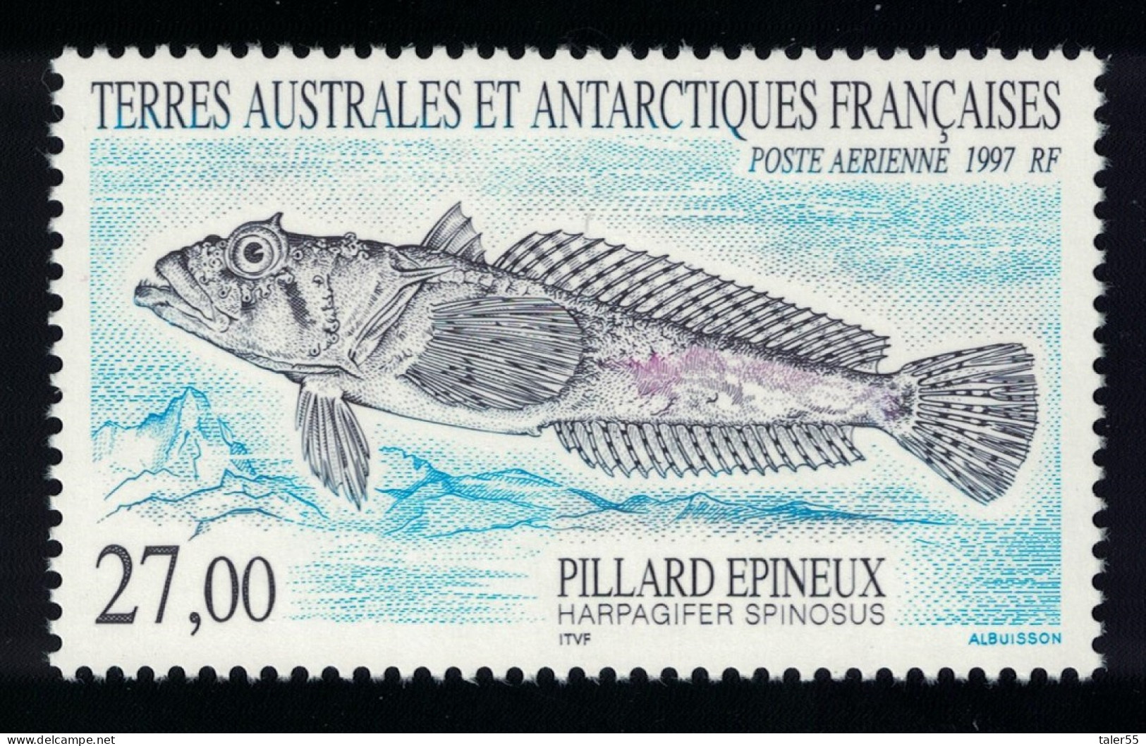 FSAT TAAF Fish Spiny Plunderfish 1997 MNH SG#372 MI#358 - Unused Stamps